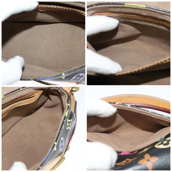LOUIS VUITTON Monogram Multicolor Marilyn Shoulder Bag Black M40128 Auth 131815 - Picture 16 of 16